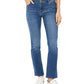 Style & Co Women's Modern Straight Mid Rise Jeans  Blue Size 4
