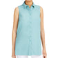 Alfani Women's Sleeveless Knit Button-Front Tunic Green Size XX-Large