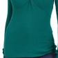 INC International Concepts Women's Twist-Front Sweater Green Size XX Large