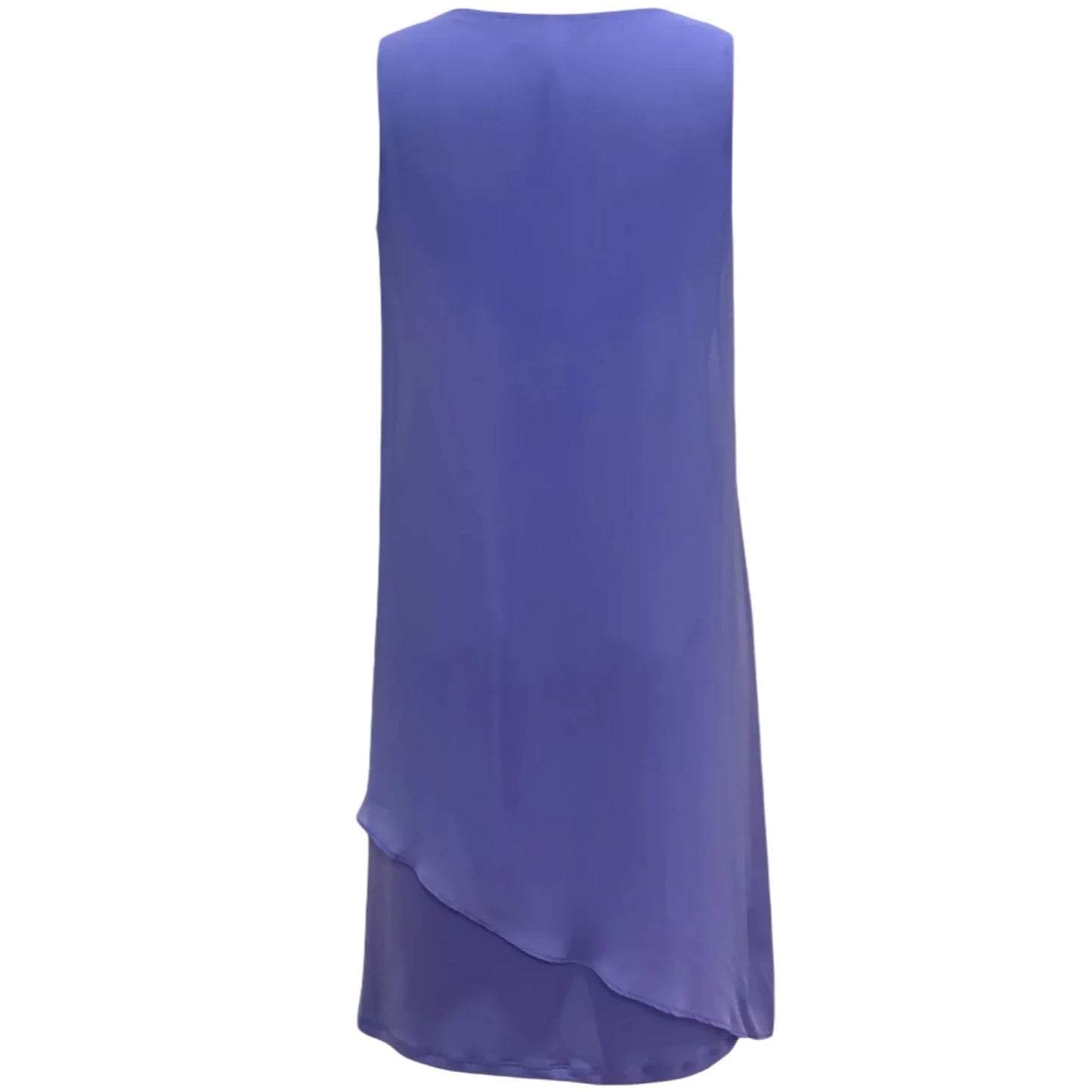 JM Collection Women's Sheath Dress Iris Necklace Overlay Purple Size Large