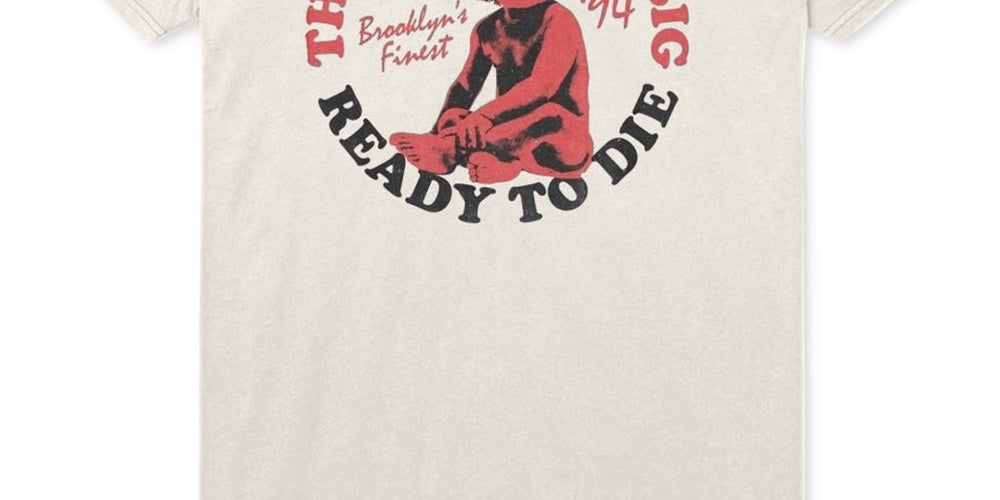 Merch Traffic Men's Biggie Baby Graphic T-Shirt White Size XX-Large