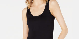 Bar III Women's Sleeveless Top Black Size X-Large