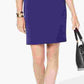 Kasper Women's Sleeveless Sheath Dress Dark Purple Size 6