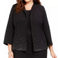 Kasper Women's Suit Wear To Work Jacket Black Size Petite Small
