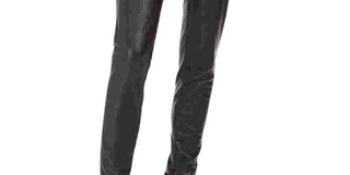 Bar III Women's Faux-Leather Skinny Pants Black Size Extra Large