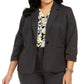 Kasper Women's Button Blazer Black Size 20W