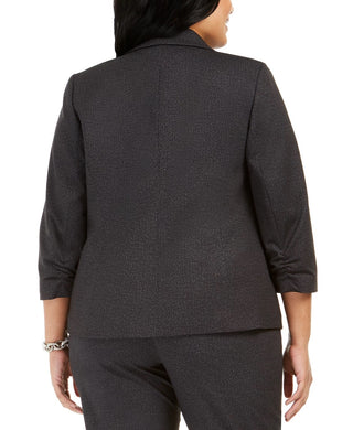 Kasper Women's Button Blazer Black Size 20W