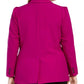 Bar III Women's Trendy Plus Size One-Button Blazer Bright Pink Size 20W