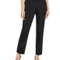 Kasper Women's Straight Leg Stretch Dress Pants Black Size 10