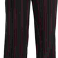 Bar III Women's Plus Striped Suit Separate Wide Leg Pants Black Size 14w