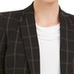 Kasper Women's Striped Blazer Wear To Work Jacket  Black Size 8 Petite