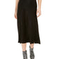 Bar III Women's Shimmer Midi Skirt Black Size X-Large