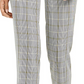 Bar III Women's Plaid Straight-Leg Pants Black Size 2