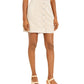 Bar III Women's Faux-Suede Button-Front Mini Skirt Beige khaki Size 2