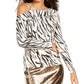 Thalia Sodi Women's Embellished Off The Shoulder Top White Size X-Small