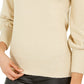 Thalia Sodi Women's Cold Shoulder Cowl Neck Sweater Gold Size Medium
