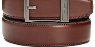 Kenneth Cole Reaction Men's Exact Fit Dress Belt Brown Size Small