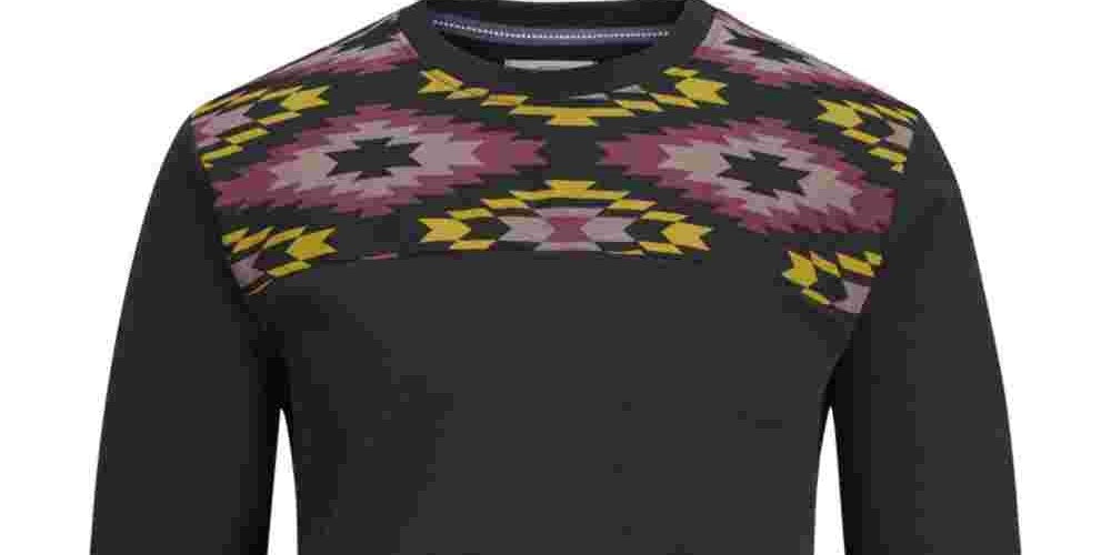 Jack & Jones Men's Originals Crew Neck Sweatshirt Charcoal Size X-Large