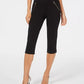 Thalia Sodi Women's Cropped Zip-Trim Pants Black Size Small