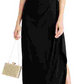 Alex Evenings Women's Sleeveless Illusion Neckline Maxi Sheath Cocktail Dress Black Size 14