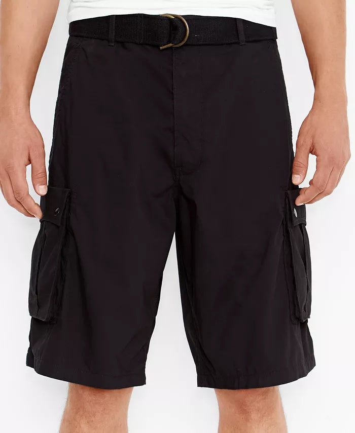 Levi's Men's Snap Cargo Shorts Black Size 42