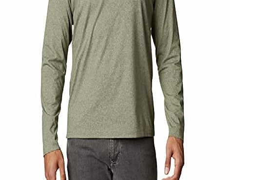 Columbia Men's Thistletown Park Long Sleeve Henley Shirt Green Size Small