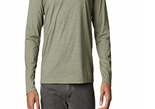 Columbia Men's Thistletown Park Long Sleeve Henley Shirt Green Size Small