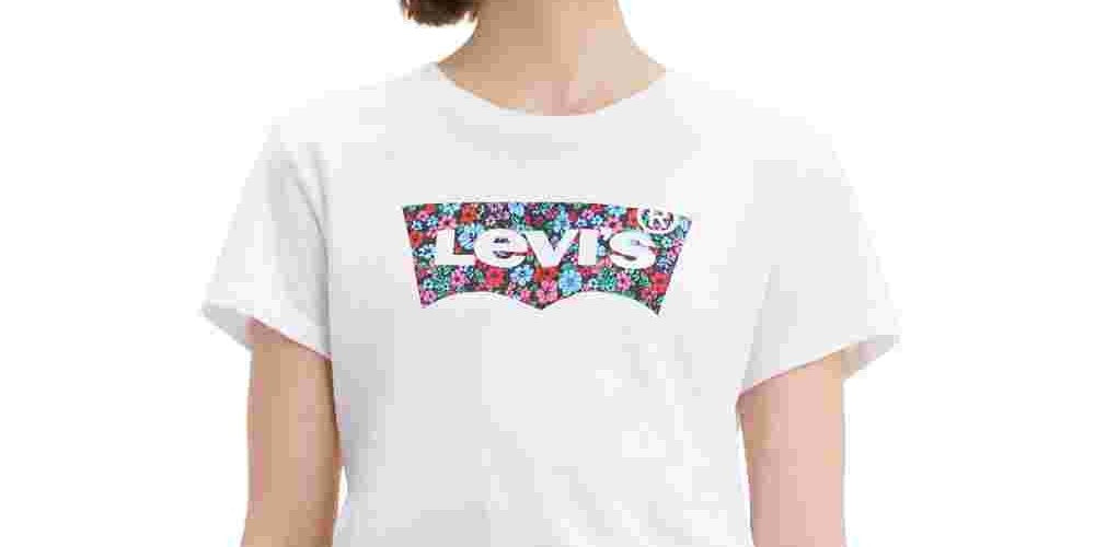 Levi's Women's Batwing The Perfect T-Shirt White Size Small