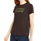 Levi's Women's Perfect Camo Batwing Logo T-Shirt Black Size X-Large