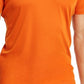 Alfani Men's Soft Touch Stretch Henley  Orange Size XX-Large
