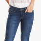 Levi's Women's 711 Skinny Ankle Jeans Dark Blue Size 25W