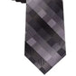 Van Heusen Men's Bruck Plaid Tie Black Size Regular