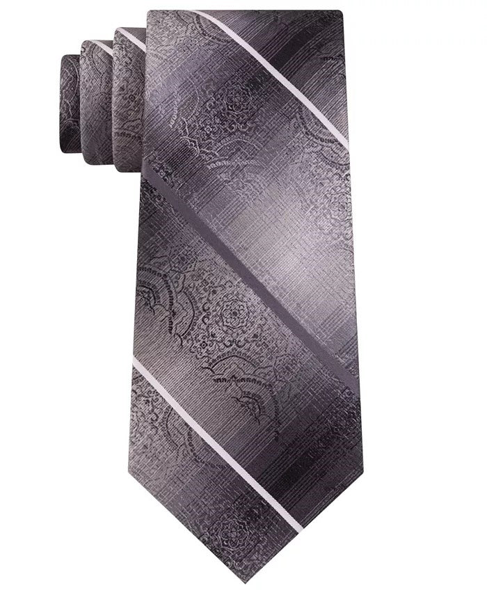 Van Heusen Men's The Girbaran Medallion Tie Navy Size Regular