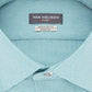 Van Heusen Men's Aqua Collared Work Dress Shirt Turq Aqua Size 15.5X34X35