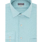 Van Heusen Men's Regular Fit Performance Stretch Wrinkle Free Flex Collar Micro Houndstooth Dress Shirt Blue Size 17.2x36-37