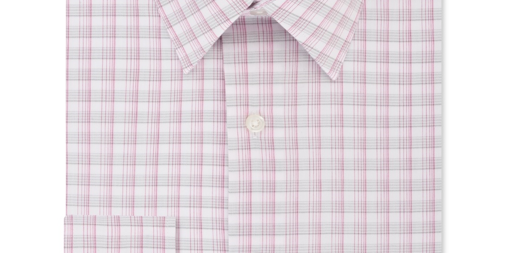 Van Heusen Men's Classic Fit Wrinkle Free Dress Shirt Grey Size 17x36-37