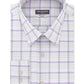 Van Heusen Men's Classic/Regular-Fit Wrinkle-Free Performance Stretch Flex Collar Check Dress Shirt Gray Size 18X36-37