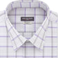 Van Heusen Men's Classic/Regular-Fit Wrinkle-Free Performance Stretch Flex Collar Check Dress Shirt Gray Size 18X36-37