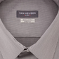 Van Heusen Men's Fit Flex Collar Stripe Dress Shirt Gray Size 18.5X34-35