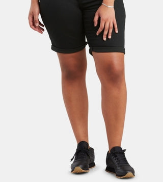 Levi's Junior's Shaping Denim Bermuda Shorts Black Size 18W