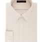 Tommy Hilfiger Men's Athletic Fit Performance Stretch TH Flex Collar Dress Shirt Beige Size 32-33