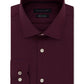 Tommy Hilfiger Men's Slim Fit Non Iron Performance Stretch Check Dress Shirt Red Size 16.5X36-37