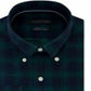 Tommy Hilfiger Men's Collared Dress Shirt Green Size 18X34X35