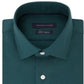 Tommy Hilfiger Men's Athletic Fit Flex Collar Dress Shirt Green Size 17.5x36-37