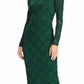 Ralph Lauren Women's Scalloped Lace Dress Green Size 12