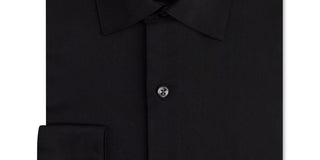 Arrow Men's Fitted Long Sleeves Dress Shirt Black Size 15.5X32X33