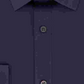 DKNY Men's Stretch Slim Fit Button-Down Shirt Navy Size 15X32-33