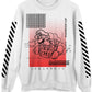 Hybrid Men's Mario Mushroom Champ Graphic Sweatshirt White Size XX-Large