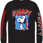 Hybrid Men's Snoopy Big Chillin Graphic T-Shirt Black Size Large
