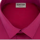 Kenneth Cole Reaction Men's Slim Fit All Day Flex Solid Dress Shirt  Pink Size 16.5X34X35
